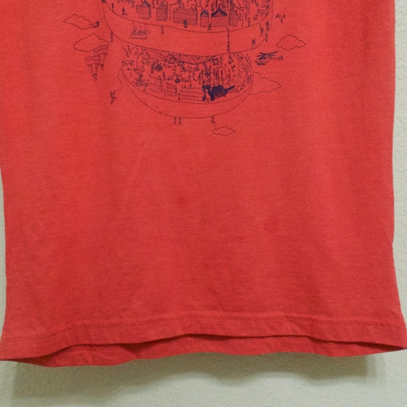 Rick and Morty RED T-Shirt Adult-Swim MENS SMALL - Picture 3 of 5